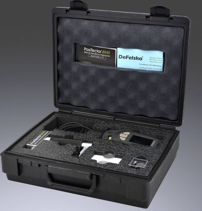 Hardheidsmeter - Inspectietechniek.com - Defelsko complete barcol tester kit